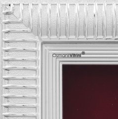 18 cm x 20 cm Ölçü Taşlı Gümüş Renk Lalegül Tablo Çerçeve