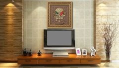 75 cm x 80 cm Altın Renk Osmanlı Tuğrası Arması Tablo Çerçeve