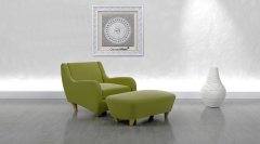 80 cm x 80 cm Tam Taşlı Beyaz Gümüş Renk Esmaül Hüsna Tablo Çerçeve
