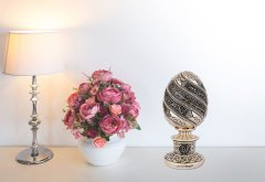 8 cm x 19 cm Taşlı Sedef Renk Ayetel Kürsi Dualı Biblo