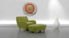 56 Cm Beyaz Sarı Tam Taşlı Papatya Esmaul Husna Yazılı Tablo Çerçeve