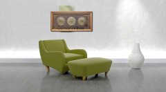 58 Cm X 118 Cm Sarı Renk Papatya Amena Resulu & Ayetel Kursi & Esmaul Husna Yazılı Tablo Çerçeve