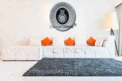 52 Cm x 60 Cm Beyaz Gümüş Renk Esmaül Hüsna Yazılı Tablo Çerçeve