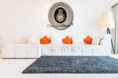 52 Cm x 60 Cm Beyaz Sarı Renk Lale İsmi Nebi Yazılı Tablo Çerçeve