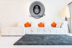 52 Cm x 60 Cm Beyaz Gümüş Renk Tuğralı Çerçeve Tablo