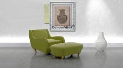 50 cm x 60 cm Beyaz Sarı Esmaul Husna Yazılı Tablo Çerçeve