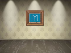 45 cm x 52 cm Sarı Renk Kayı Boyu Bayrağı Tablo Çerçeve