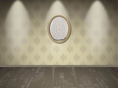 19 cm x 24 cm Beyaz Sarı Renk Esmaul Husna Yazılı Tablo Çerçeve