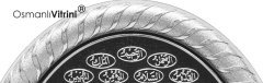 19 cm x 24 cm Gümüş Renk Esmaul Husna Yazılı Tablo Çerçeve