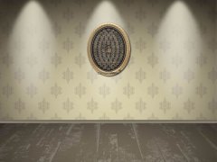 19 cm x 24 cm Sarı Renk Esmaul Husna Yazılı Tablo Çerçeve