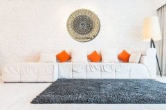 33 cm Sarı Tabak Taşlı Esmaul Husna Tablo Çerçeve