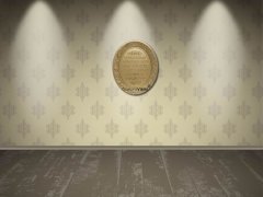 37 cm x 44 cm Sarı Renk Ayetel Kürsi Dua Tablo Çerçeve