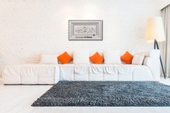 48 cm x 76 cm Beyaz Sarı Renk Kelimei Tevhid Yazılı Tablo Çerçeve