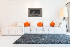 48 cm x 76 cm Gümüş Renk Kelimei Tevhid Yazılı Tablo Çerçeve