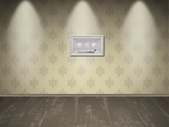 48 cm x 76 cm Beyaz Gümüş Renk Ayetel Kursi & İsmi Celil & İsmi Nebi Yazılı Tablo Çerçeve