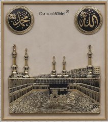 50 cm x 52 cm Beyaz Sarı Renk Kabe Pano