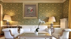 60 cm x 65 cm Sarı Renk Osmanlı Tuğrası Arması Tablo Çerçeve