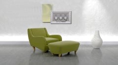 61 Cm x 97 Cm Beyaz Gümüş Renk İsmi Nebi & Ayetel Kursi & İsmi celil Tablo Çerçeve