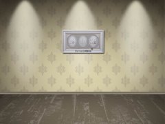 70 cm x 120 cm Gümüş Renk Az Taşlı Ayet Kursi & İsmi Nebi & İsmi Celil Yazılı Tablo Çerçeve