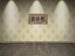 70 cm x 120 cm Sarı Renk Az Taşlı Ayetel Kursi & İsmi Nebi & İsmi Celil Yazılı Tablo Çerçeve