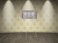70 cm x 120 cm Beyaz Gümüş Renk Az Taşlı Ayetel Kursi & İsmi Nebi & İsmi Celil Yazılı Tablo Çerçeve