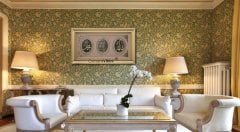 70 cm x 120 cm Sarı Renk Az Taşlı Ayetel Kursi & İsmi Nebi & İsmi Celil Yazılı Tablo Çerçeve