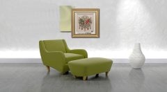 75 cm x 80 cm Beyaz Sarı Renk Taşlı Osmanlı Tuğrası Arma Tablo Çerçeve