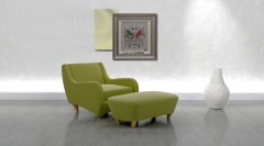 75 cm x 80 cm Gümüş Renk Taşlı Osmanlı Tuğrası Arma Tablo Çerçeve