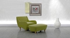 75 cm x 80 cm Gümüş Renk Taşlı Osmanlı Tuğrası Arma Tablo Çerçeve