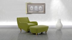 82 cm x 147 cm Beyaz Gümüş Renk Tam Taşlı İsmi Celil & İsmi Nebi & Ayetel Kursi Yazılı Tablo Çerçeve