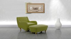 86 cm x 155 cm Sarı Renk Taşlı Kabe Tablo Çerçeve