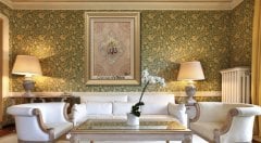 71 cm x 94 cm Sarı Renk Ceylan Desenli İsmi Celil Yazılı Tablo Çerçeve