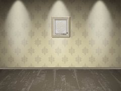 28 cm x 33 cm Beyaz Sarı Renk Bereket Duası Yazılı Tablo Çerçeve