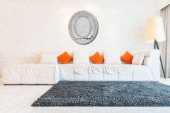32 cm x 37 cm Beyaz Gümüş Renk Oval Esmaul Husna Tablo Çerçeve