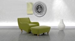 52 cm x 58 cm Gümüş Renk Taşlı İsmi Celil Tablo Çerçeve