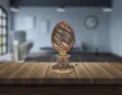 8 cm x 19 cm Sarı Renk Ayetel Kürsili İsmi Celil Biblo