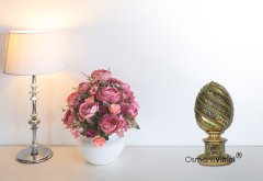 8 cm x 19 cm Sarı Renk Ayetel Kürsili İsmi Celil Biblo