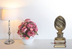 8 cm x 19 cm Sarı Renk Ayetel Kürsili İsmi Celil Biblo