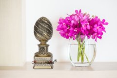 8 cm x 19 cm Sarı Renk Ayetel Kürsili İsmi Celil Biblo