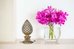8 cm x 19 cm Sarı Renk Taşlı Esmaül Hüsna İsmi Celil Biblo