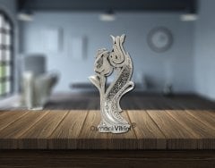 23 cm x 32 cm Sedef Renk Kelime-i Tevhid Lalegül Biblo